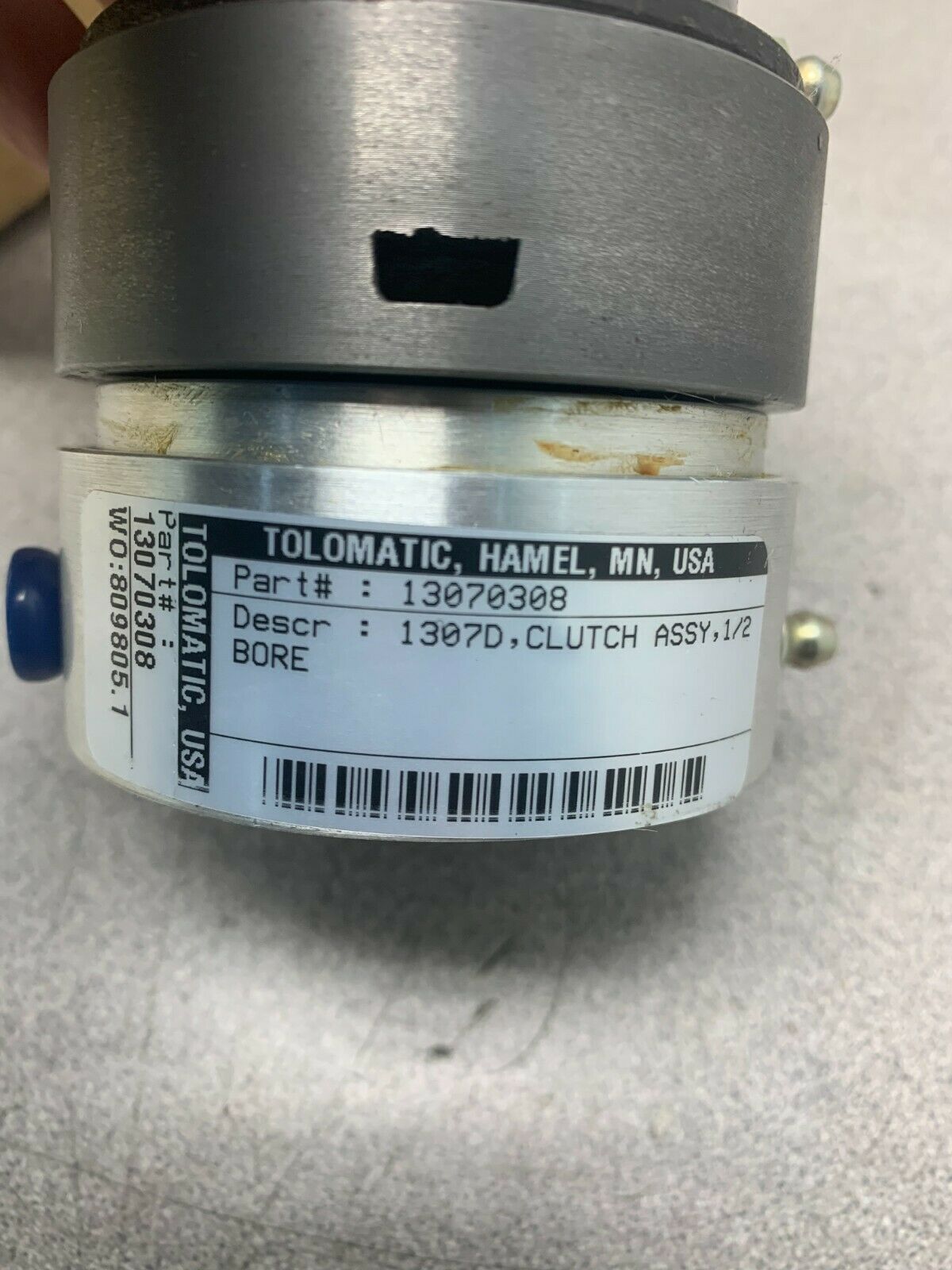 NEW IN BOX TOLOMATIC 1307D 1/2" BORE CLUTCH ASSEMBLY 13070308