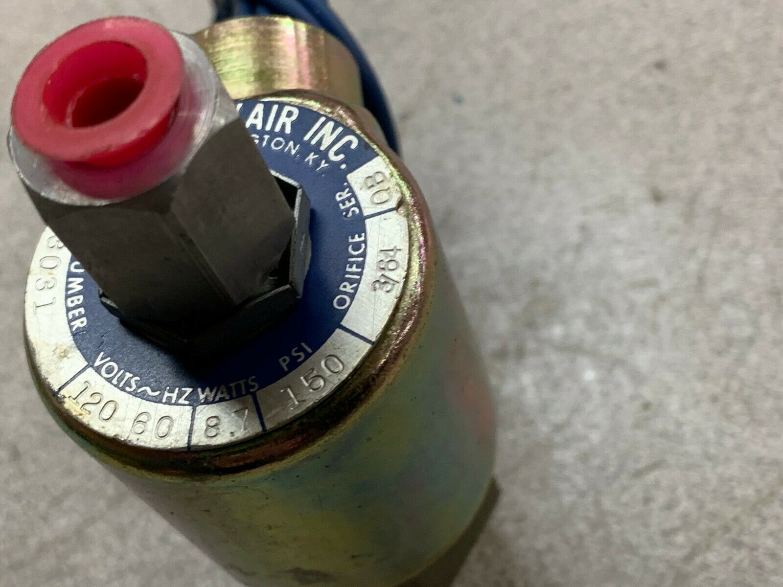 NEW NO BOX LEXAIR SOLENOID VALVE 03-3031