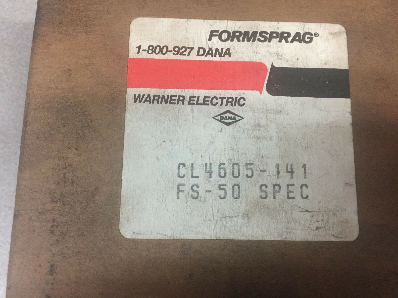 NEW IN BOX WARNER ELECTRIC ONE WAY BEARING CL4605-141 FS-50