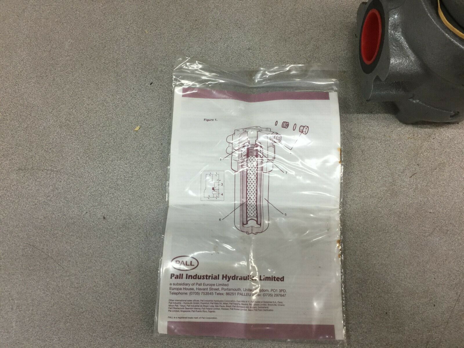 NEW NO BOX PALL HIGH PRESSURE FILTER HH9681C20DTRWBT