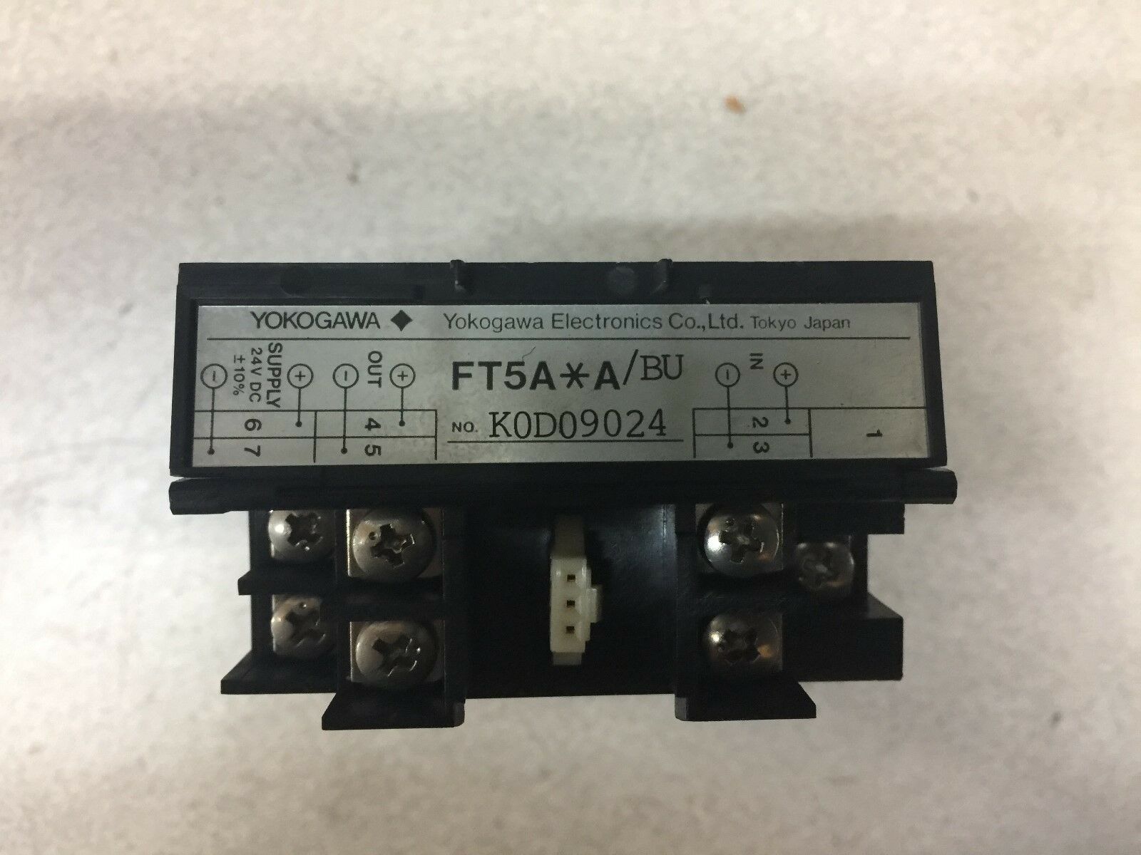 USED YOKOGAWA TEMPERATURE TRANSDUCER FT5A*A BU KOD09024