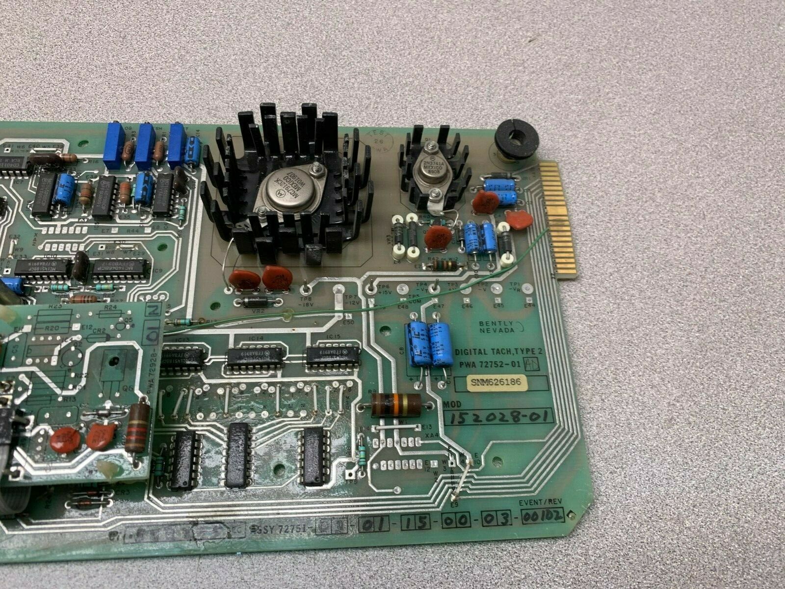 NEW NO BOX BENTLY NEVADA PWA 72752-01 DIGITAL TACH 72751-03-01-15-00-03-00102