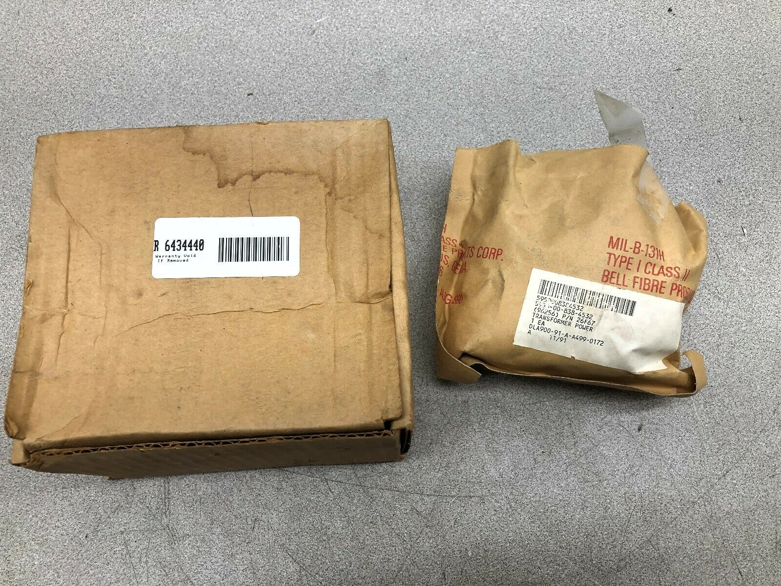 NEW IN BOX THORDSON 117 VAC PRI 12.6 VAC SEC TRANSFORMER 26F67