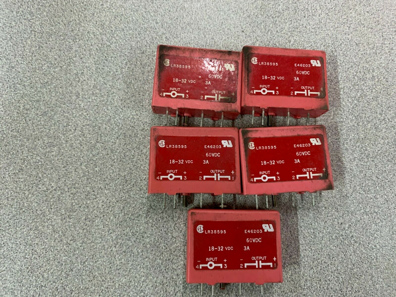 LOT OF 5 USED GORDOS RELAY ODC24