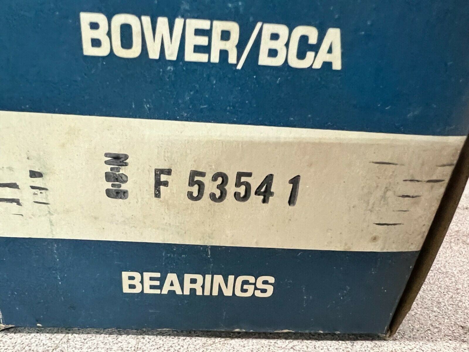 NEW IN BOX BOWER NEEDLER BEARING F 53541