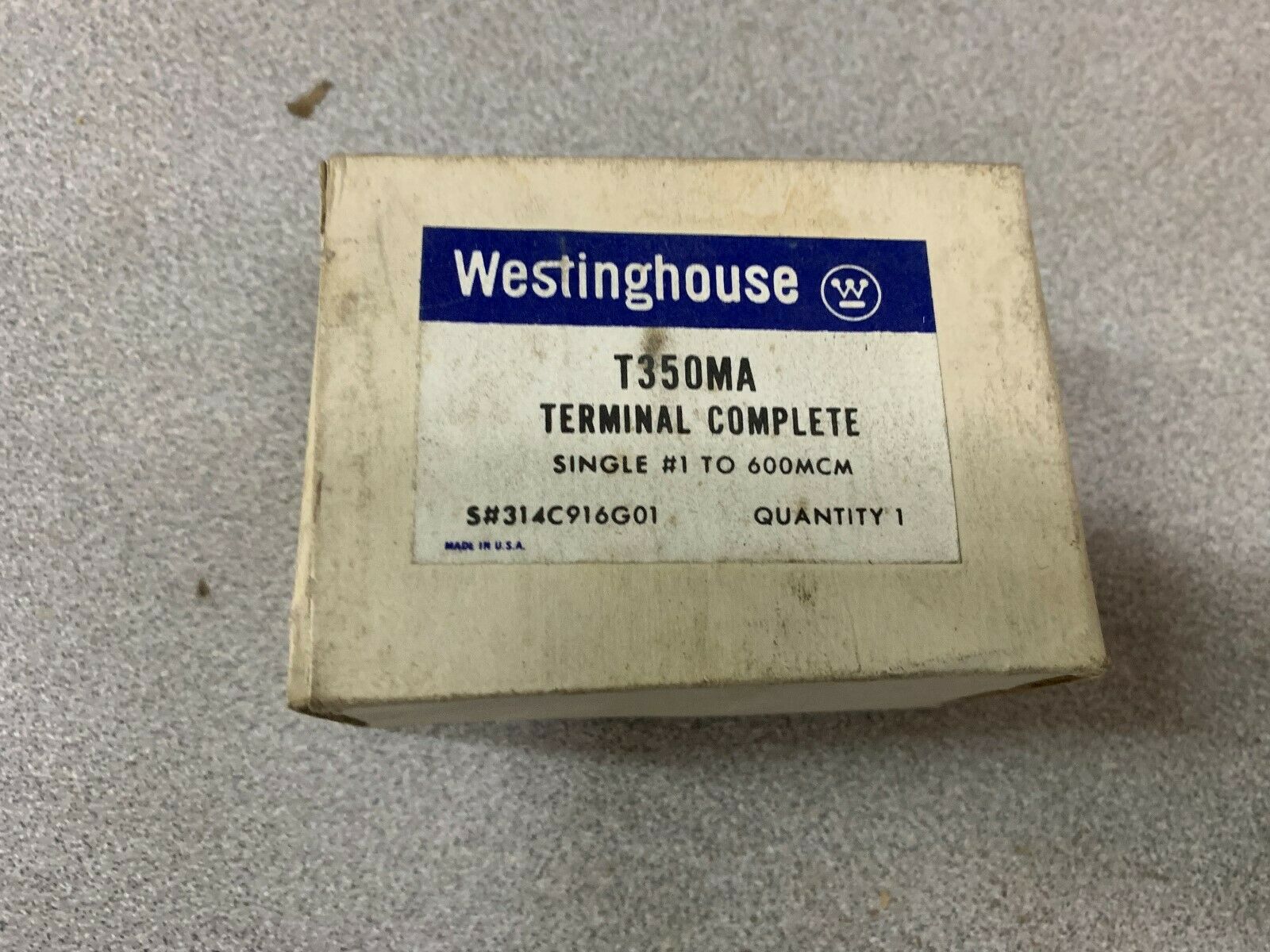 NEW IN BOX WESTINGHOUSE TERMINAL T350MA