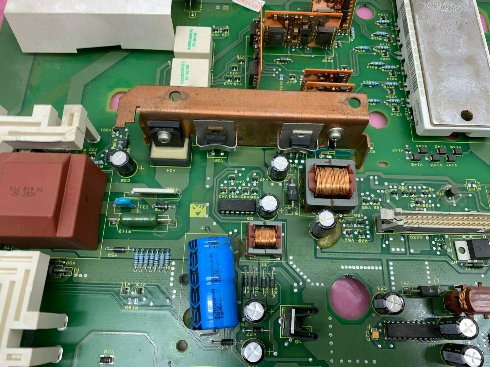 USED SIEMENS POWER ELECTRONIC UNIT BOARD 6SE7021-8TB84-1HF3