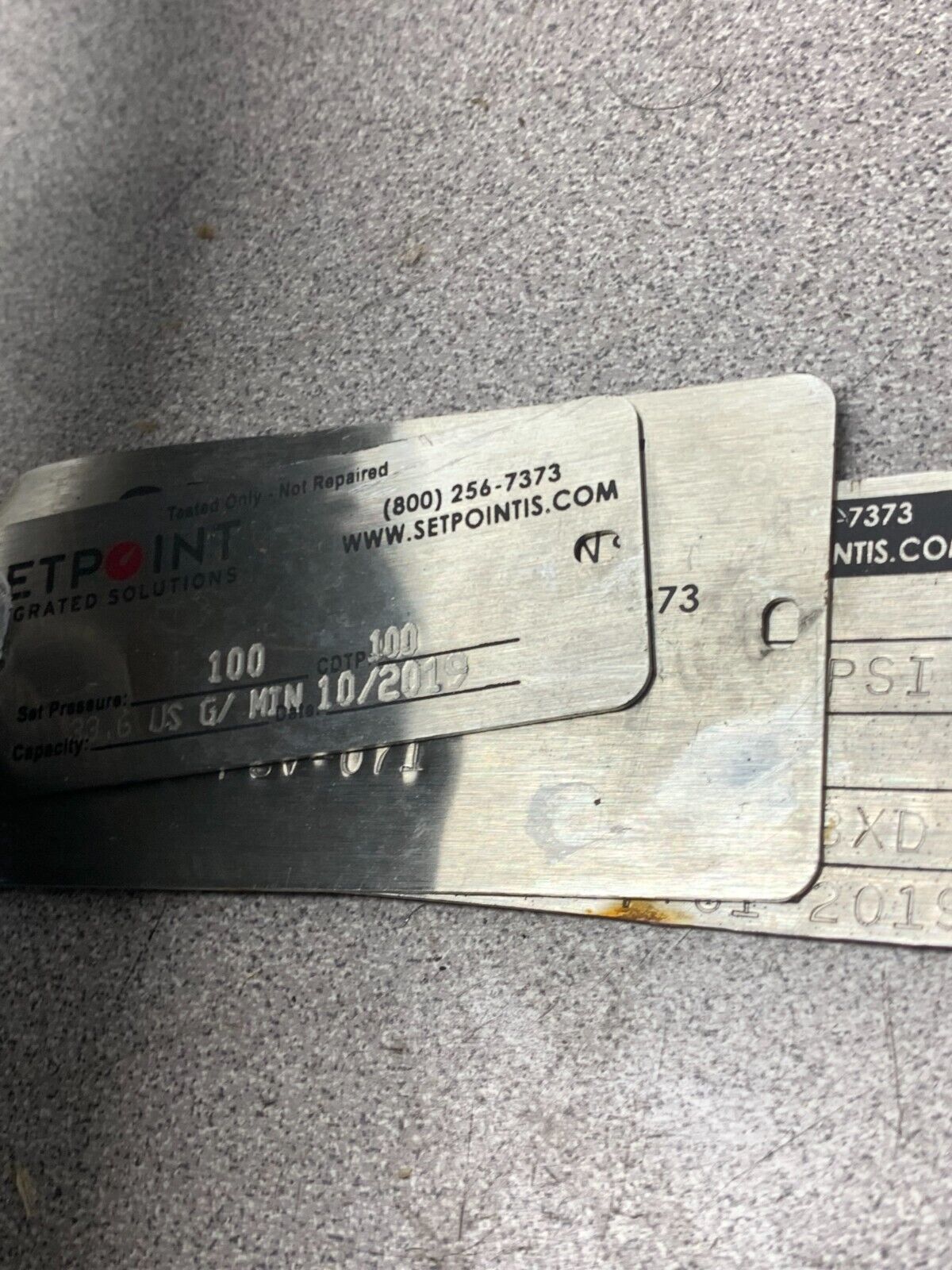 NEW FARRIS ENGINEERING .75XDX1 SIZE RELIEF VALVE 50PSIG. 27DA23-M20