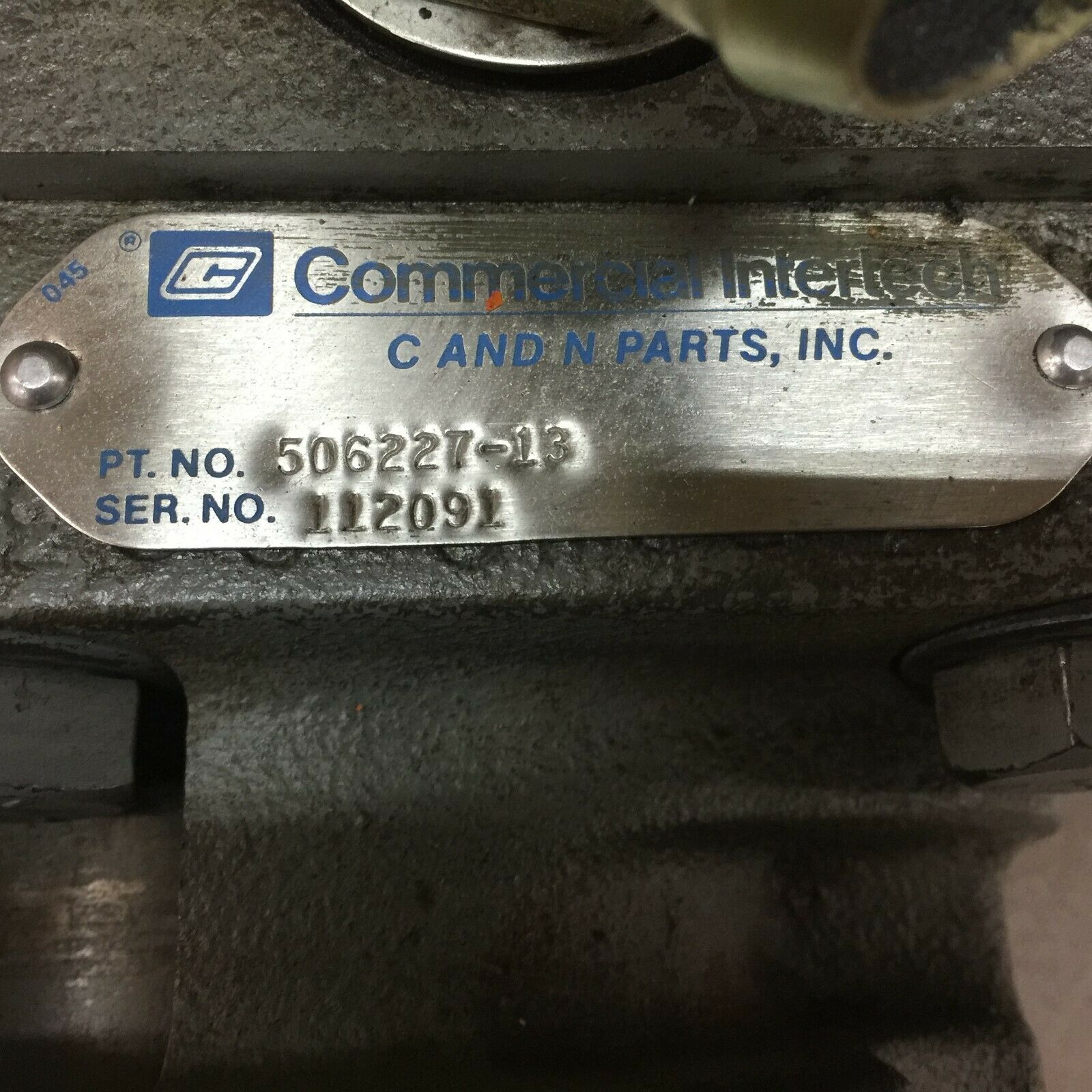 USED COMMERCIAL INTERTECH HYDRAULIC PUMP 506227-13