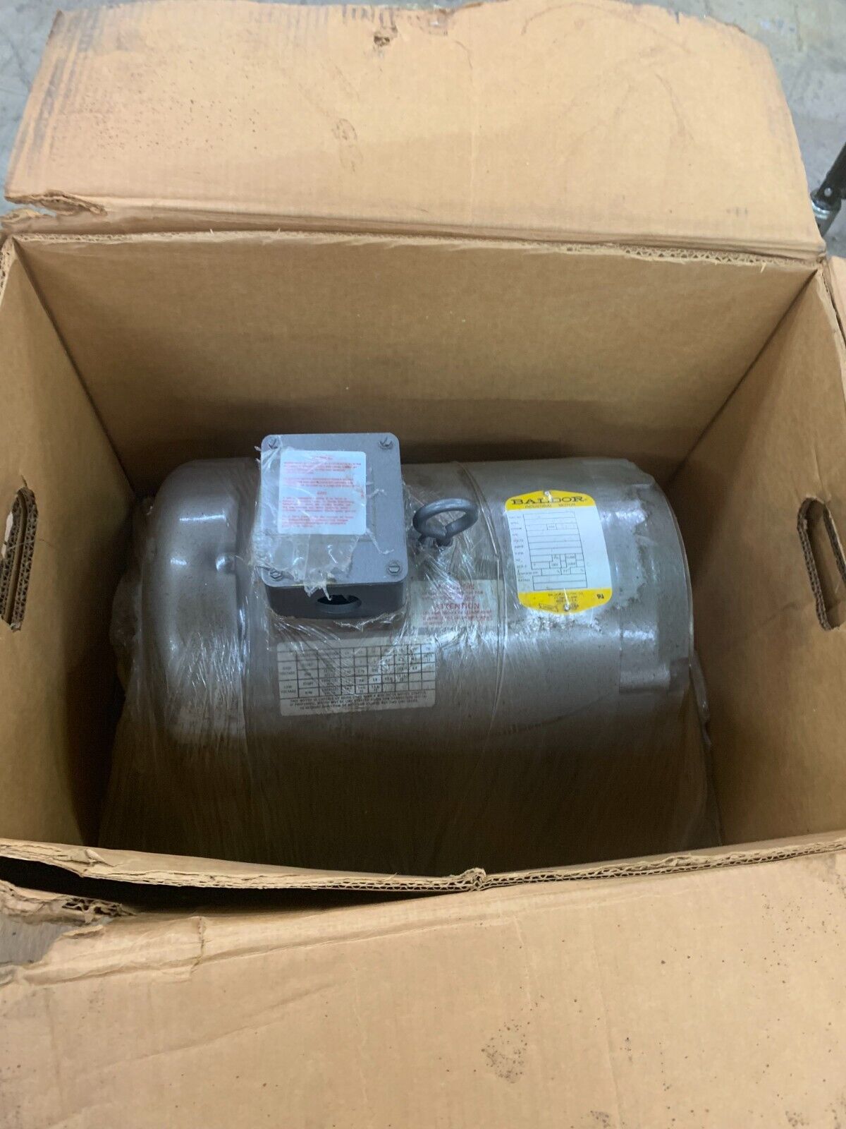NEW BALDOR 7.5HP/10HP 1425/1725RPM ELECTRIC MOTOR 37F672X873 *NO SHAFT*