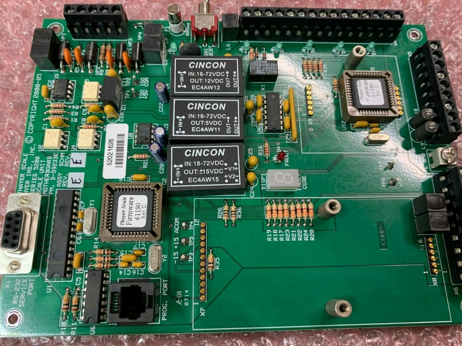 NEW NO BOX THAYER SCALE MOTHERBOARD D-59233E