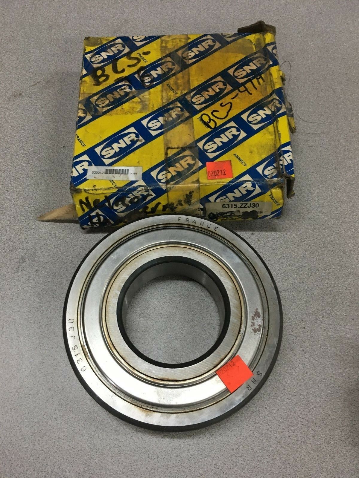 NEW IN BOX SNR SINGLE ROW BALL BEARING 6315.ZZJ30