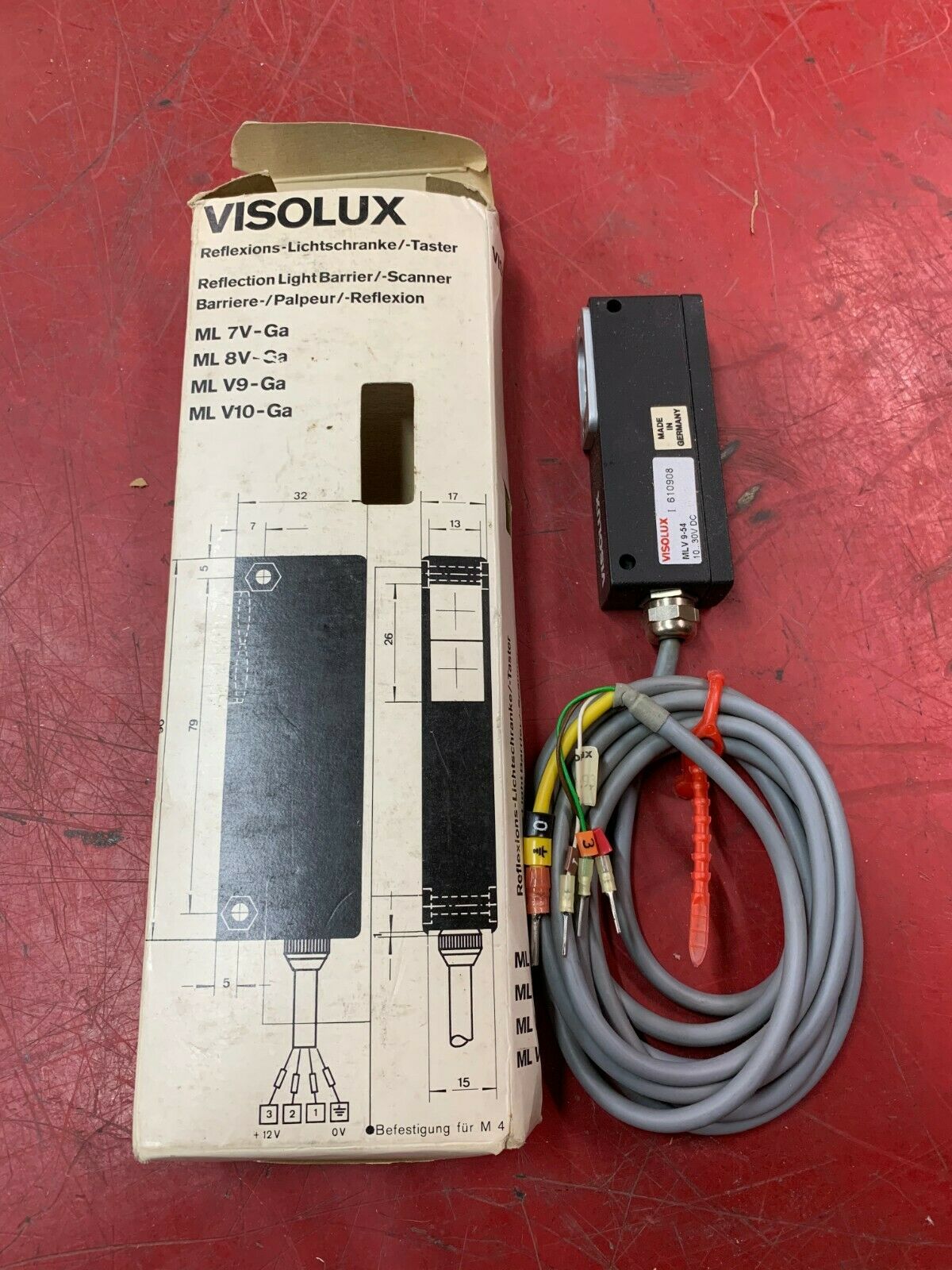 NEW IN BOX VISOLUX SENSOR MLV 9-54