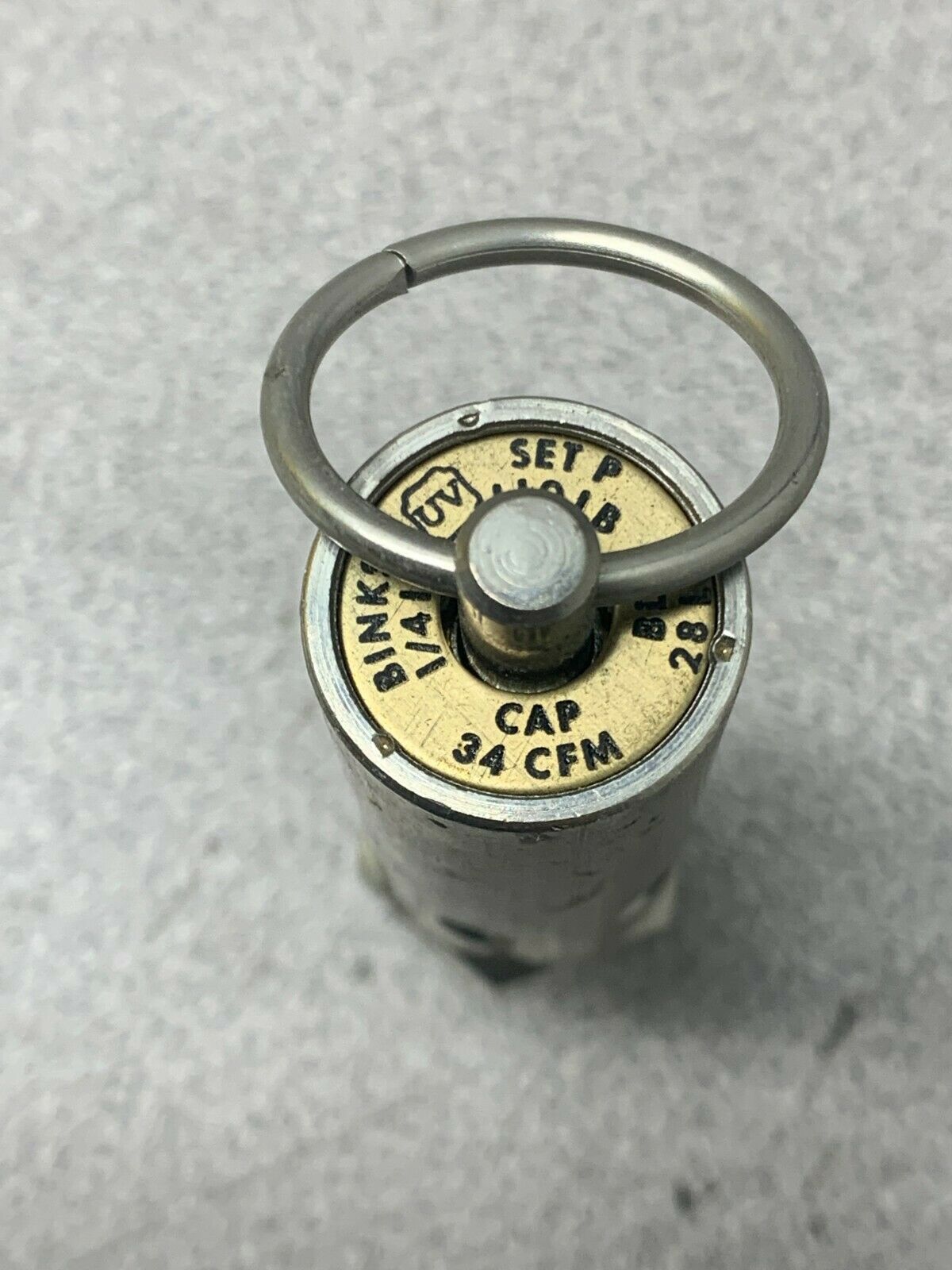 NEW NO BOX BINKS 1/4" AIR RELIEF SAFETY POP VALVE 110LB. PSI 34CFM 83-1879