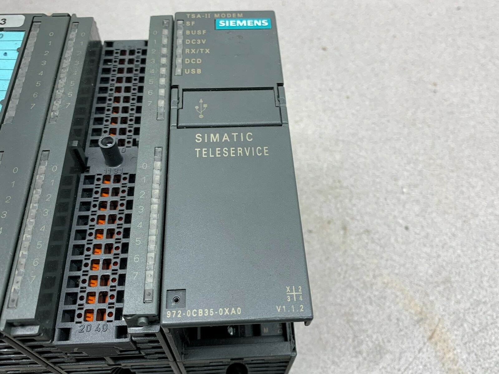 USED SIEMENS SIMATIC S7 SYSTEM POWER SUPPLY WITH CARDS 6ES7 307-1KA01-0AA0