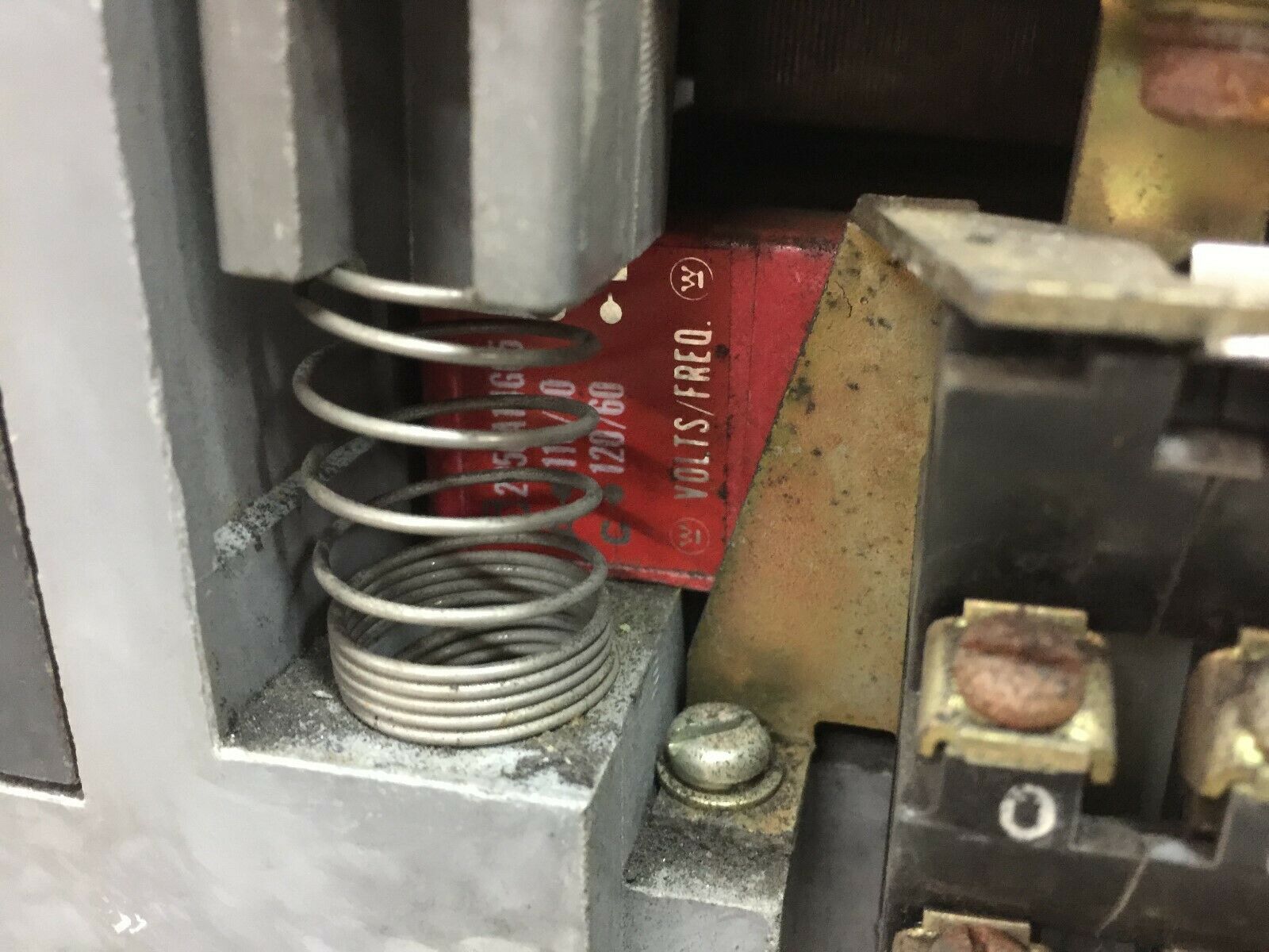 USED WESTINGHOUSE SIZE 5 3 POLE 600 VAC 120VAC COIL 200 HP STARTER 2050A15G15