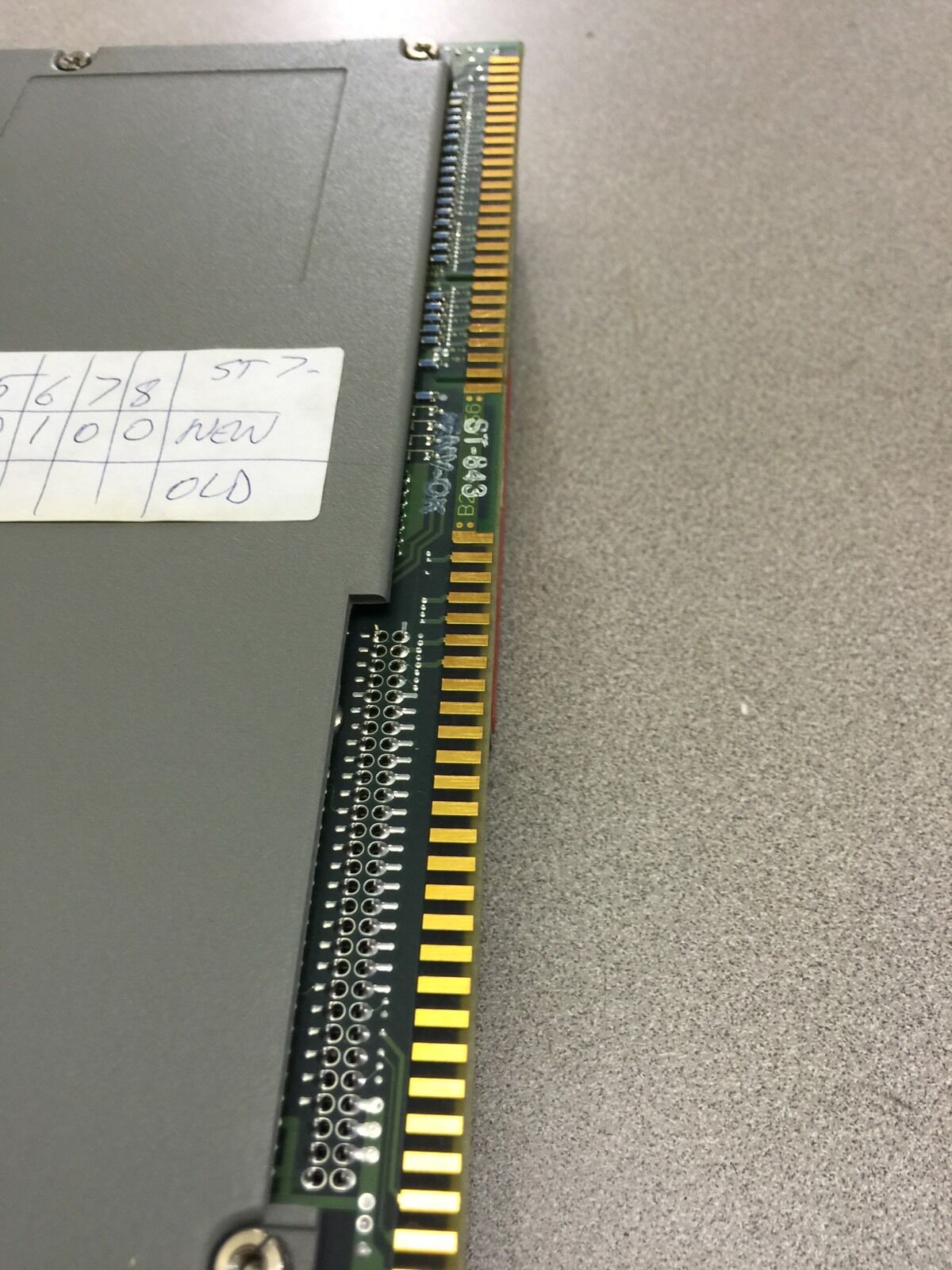 USED ALLEN-BRADLEY PLC-5/20 CONTROLNET PROCESSOR 1785-L20C15 SERIES E REV. B