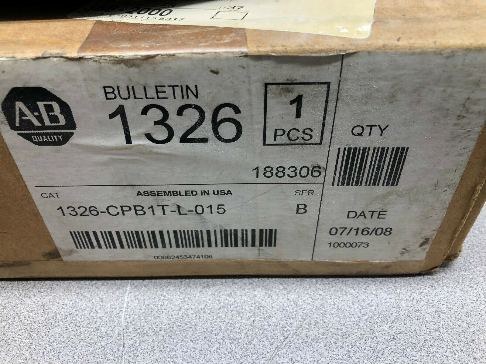 NEW IN BOX ALLEN BRADLEY 15 METER MOTOR POWER CABLE 1326-CPB1T-L-015