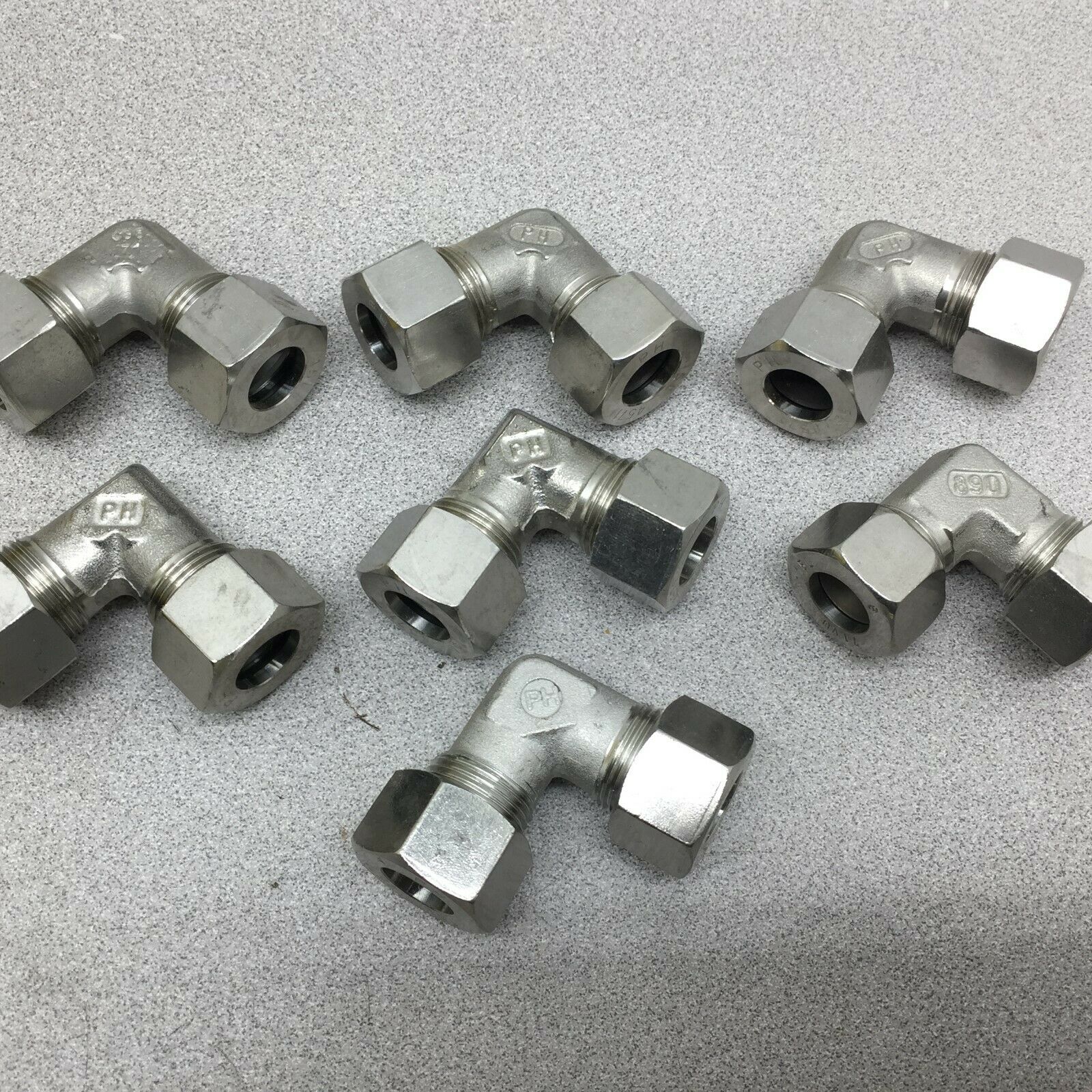 NEW NO BOX (LOT OF 7) PH M15 X M15 90 DG SS ELBOW 15L-4571