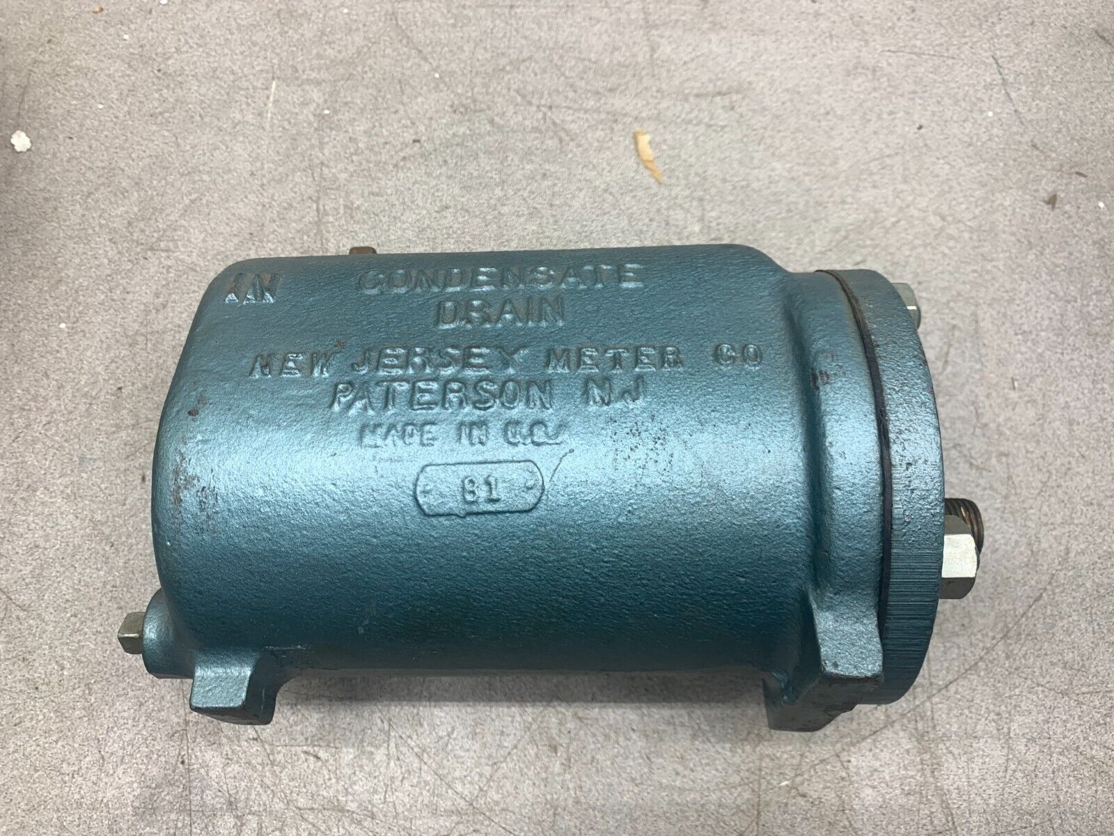 New NO BOX Jersey Meter Co. B1 Condensate Drain