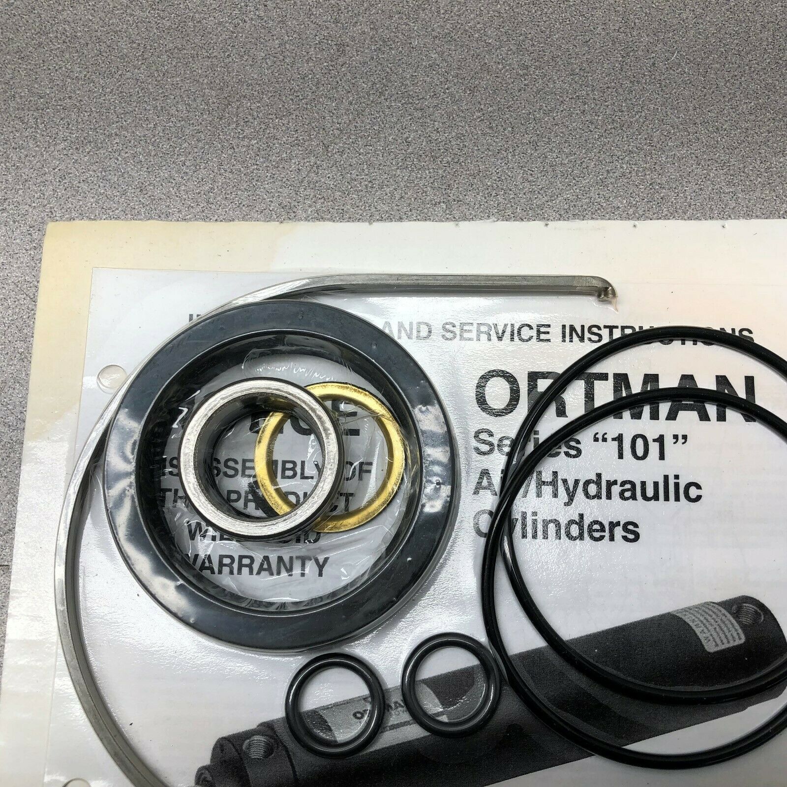 NEW IN ORIGINAL PACKAGE ORTMAN SERIES 101 CYLINDER REBUILD KIT Z-23737-TS