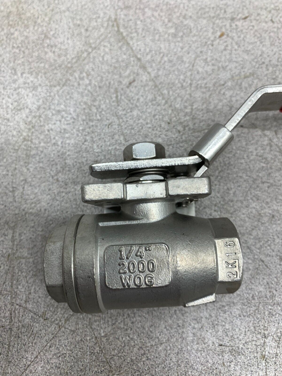 NEW NO BOX KF CONTROMATICS 1/4" 2000 WOG BALL VALVE LHM3 TYPE 8000
