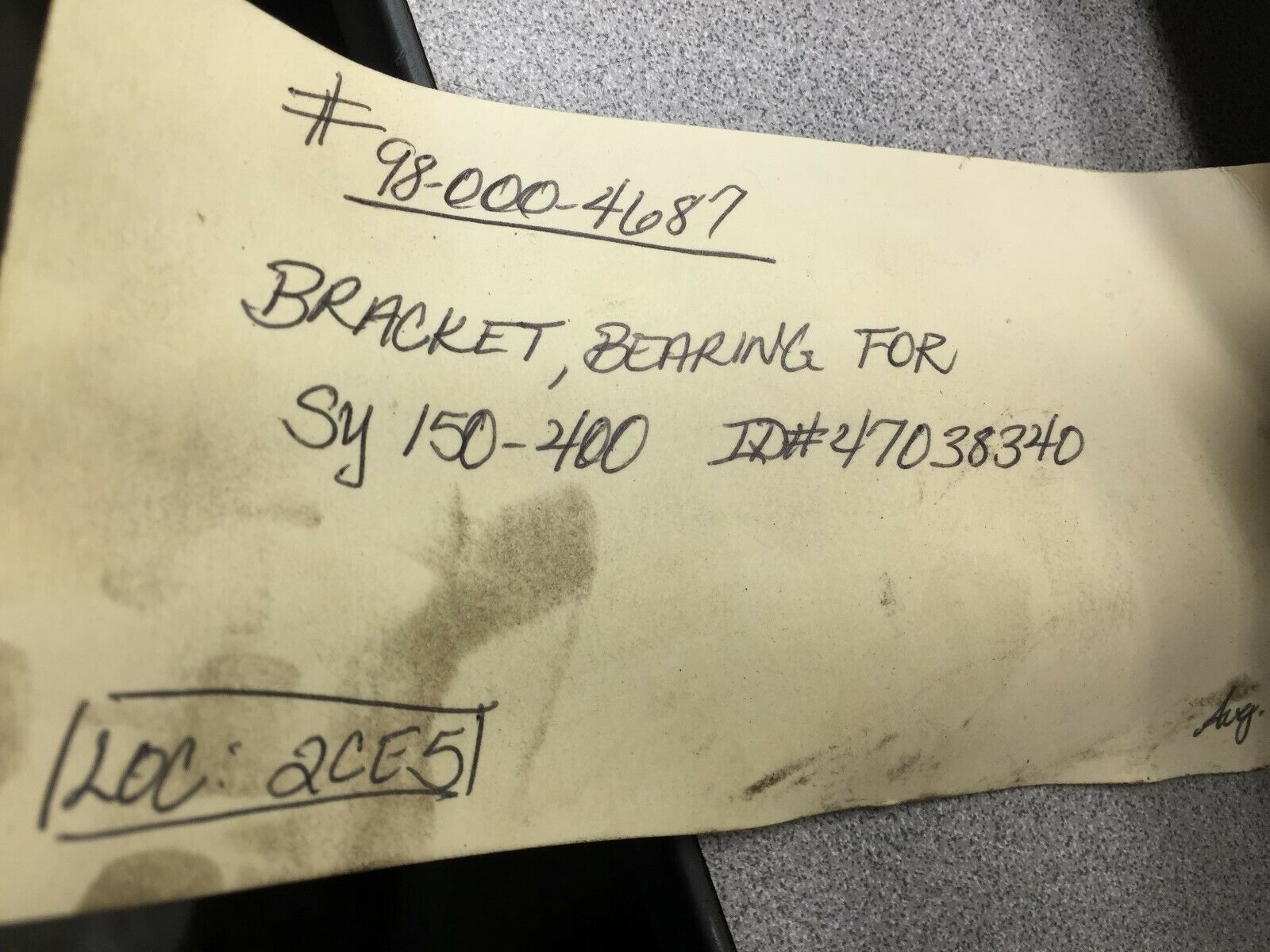 NEW NO BOX KSB BRACKET AND BEARING FOR SY-150-400 PUMP