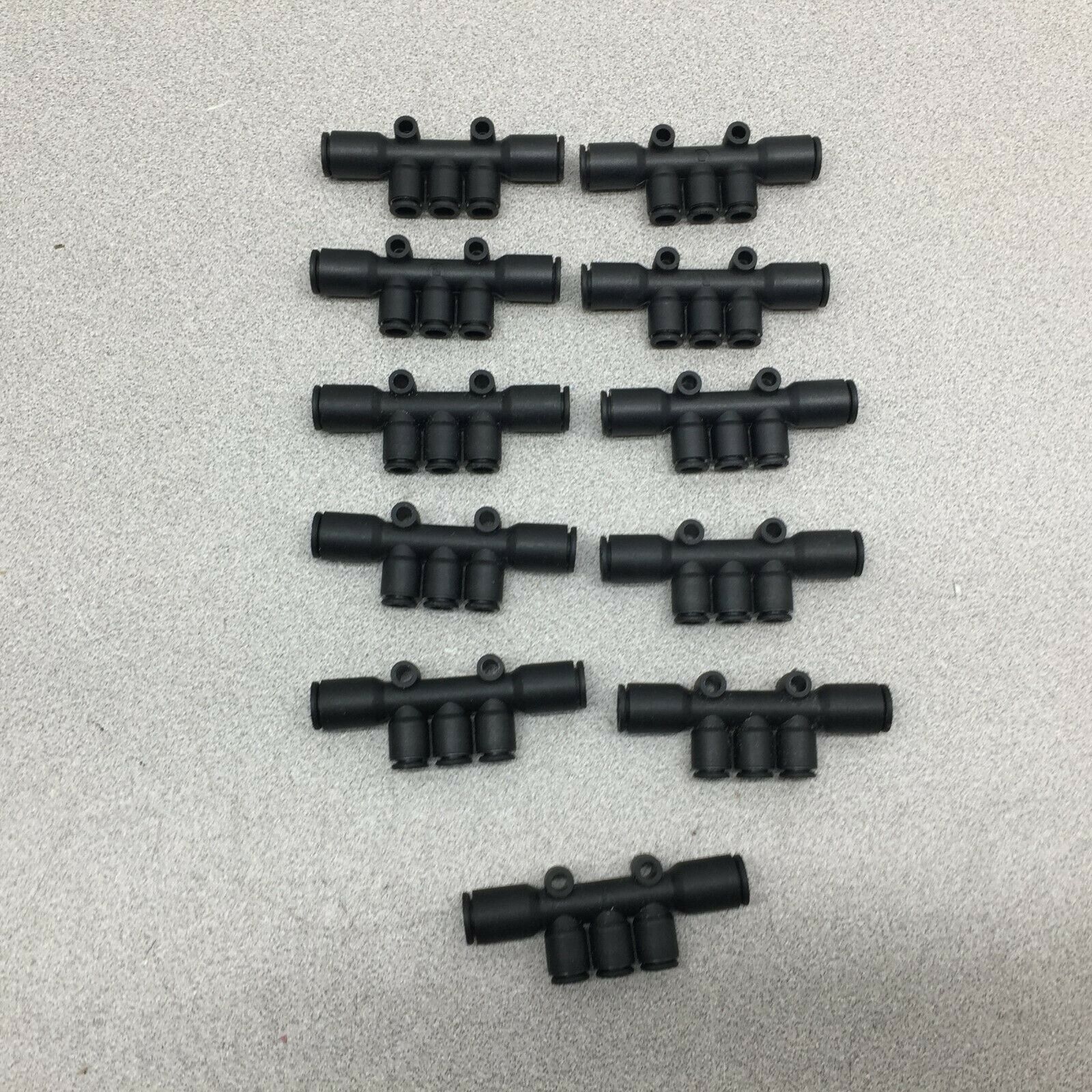 NEW NO BOX (LOT OF 11) LEGRIS (5/16X5/16) X (M6 M6 M6) MANIFOLD 83342