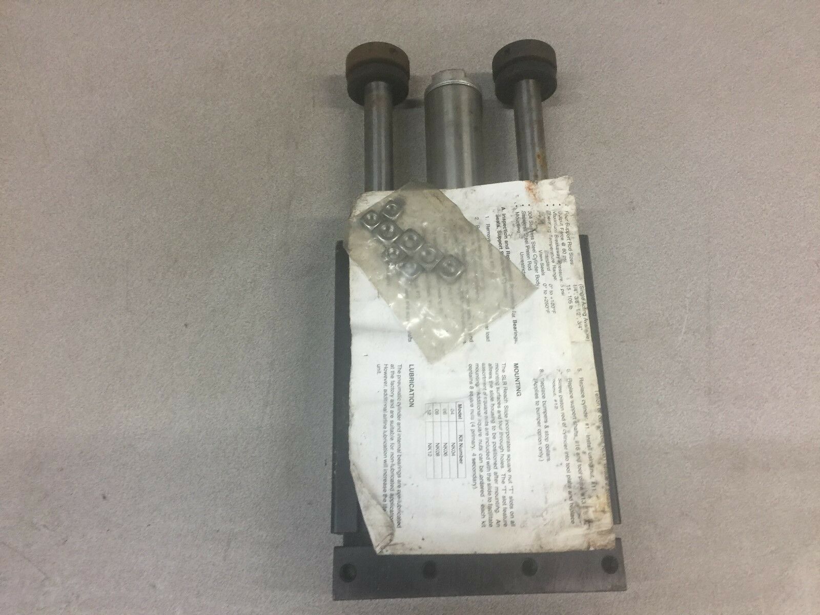 NEW NO BOX SCHRADER BELLOWS SLR LINEAR ACTUATOR SLR12-05B-B14