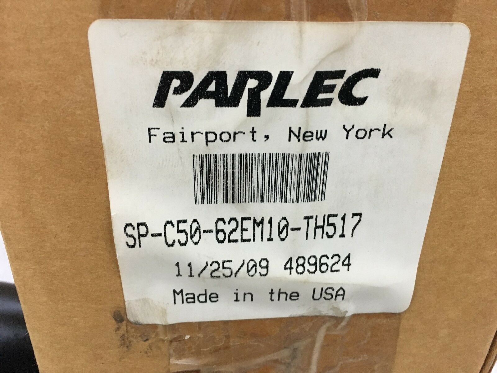 NEW IN BOX PARLEC CAT 50 ARBOR MILL HOLDER SP-C50-62EM10-TH517