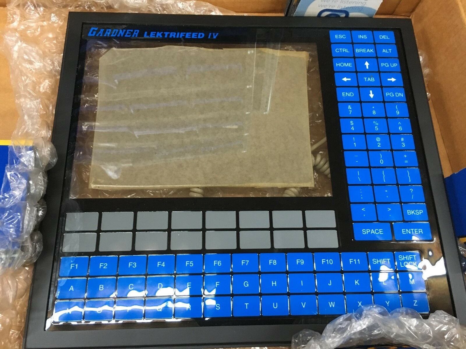 NEW NO BOX GARDNER LEKTRIFEED IV CONTROL PANEL WITH CABLE
