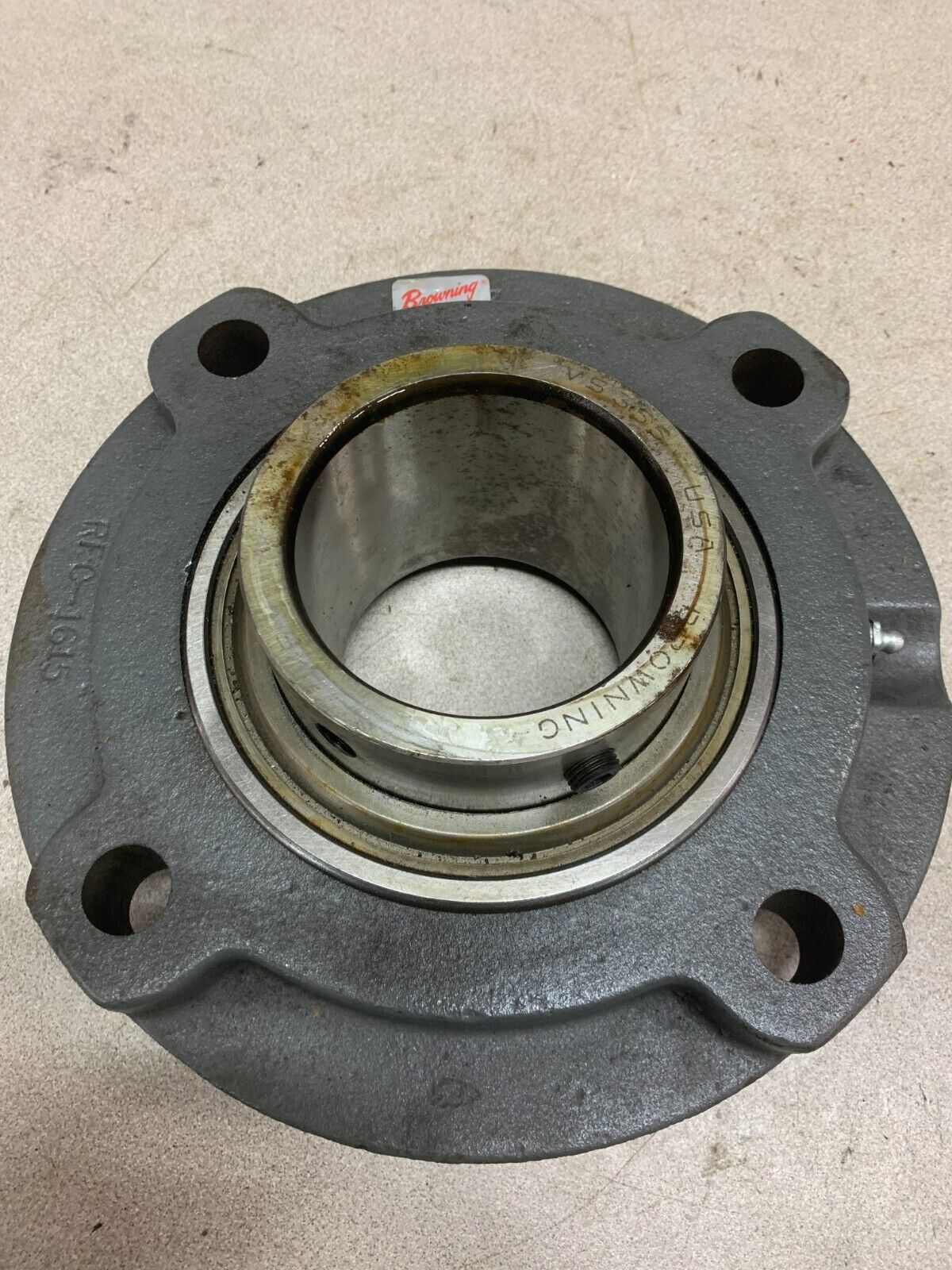 NEW NO BOX BROWNING 4-BOLT FLANGE CARTRIDGE BEARING VFCS-355