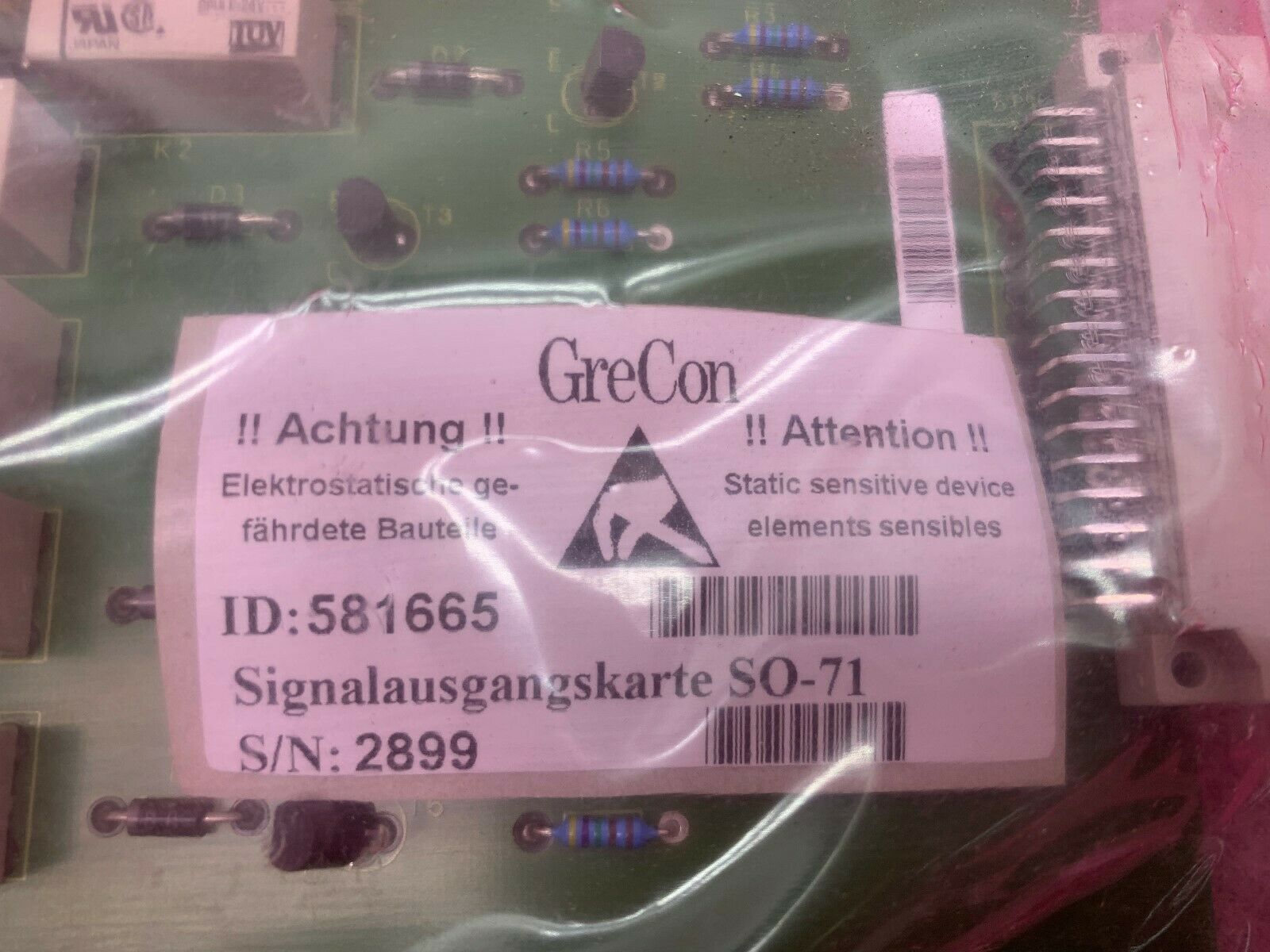 NEW NO BOX GRE CON CIRCUIT BOARD 551665