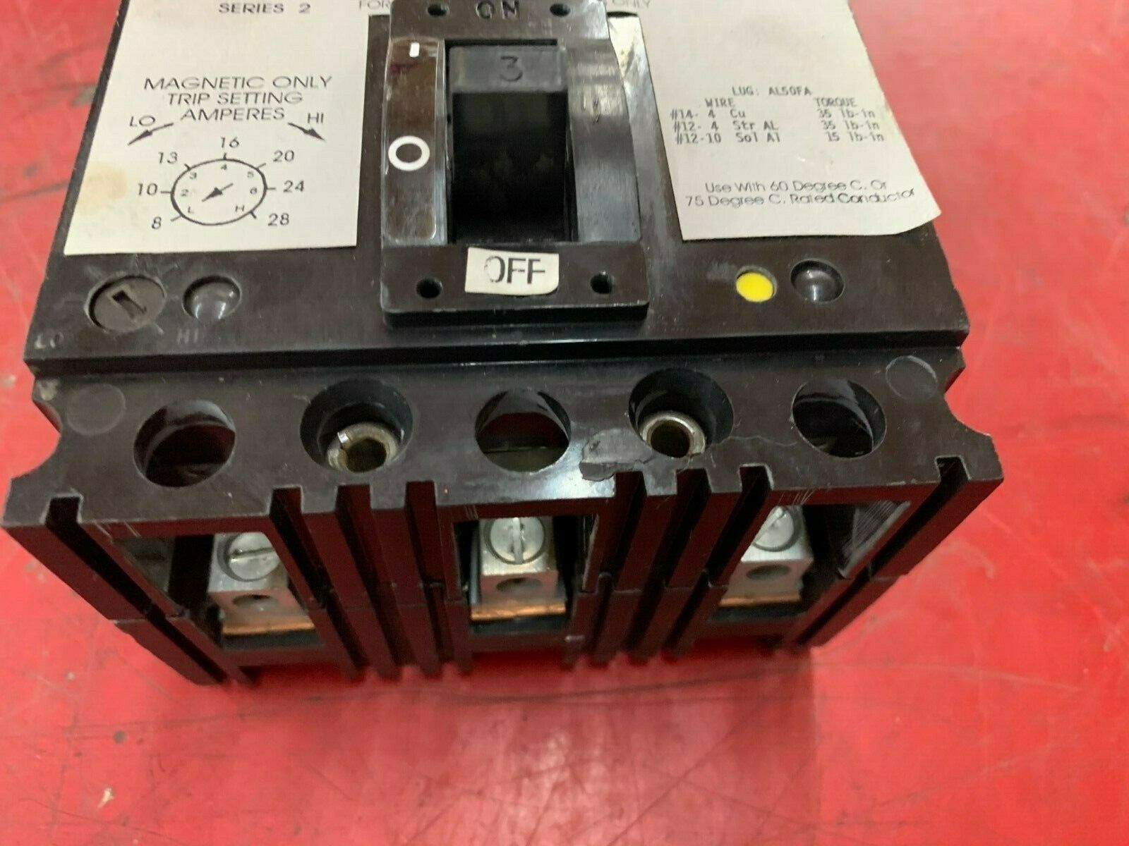 NEW NO BOX SQUARE D 3 AMP CIRCUIT BREAKER FAL3600311M