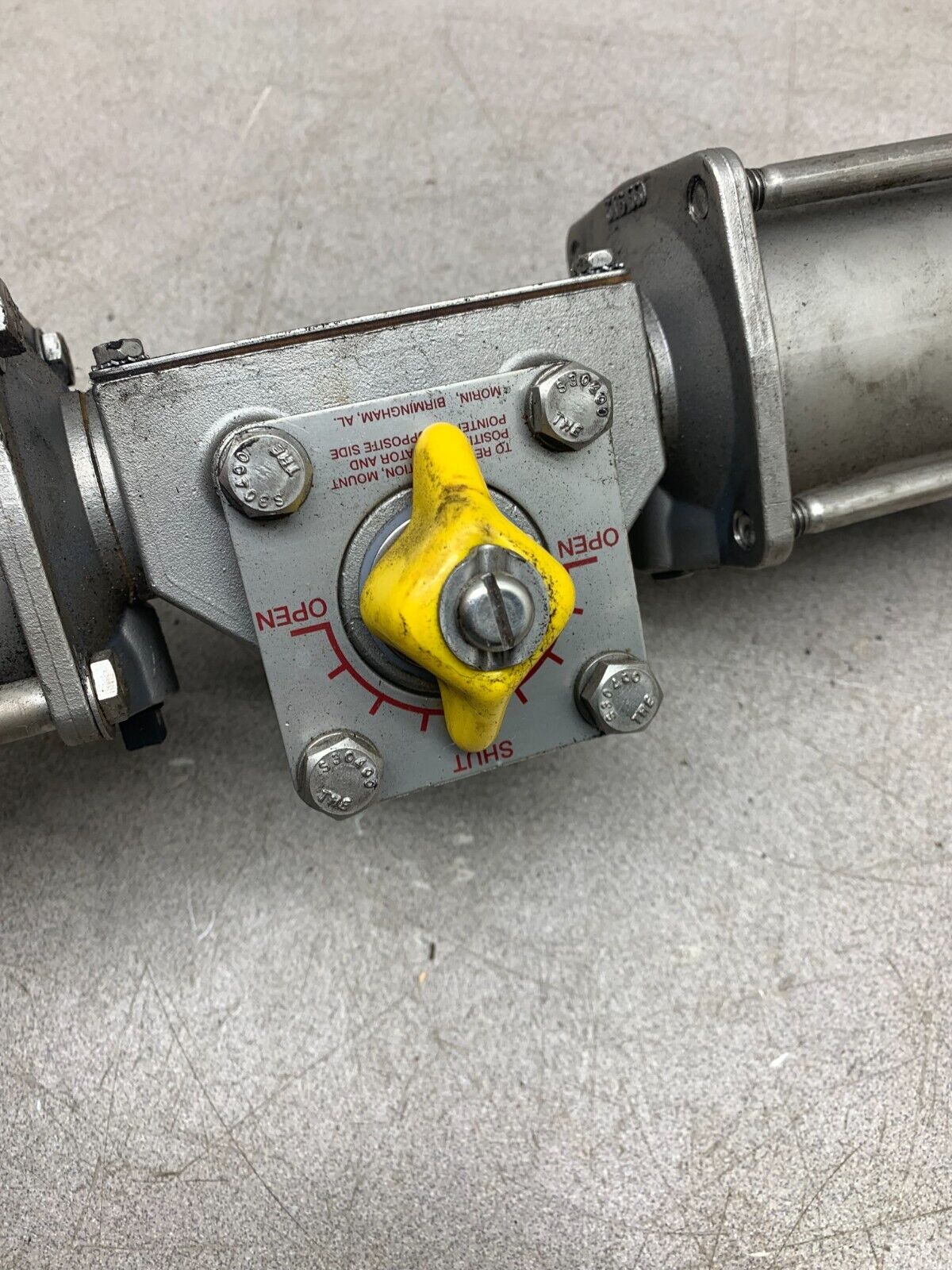 NEW NO BOX MORIN S-012U-SO80-U ROTARY ACTUATOR S-012U-S080-U