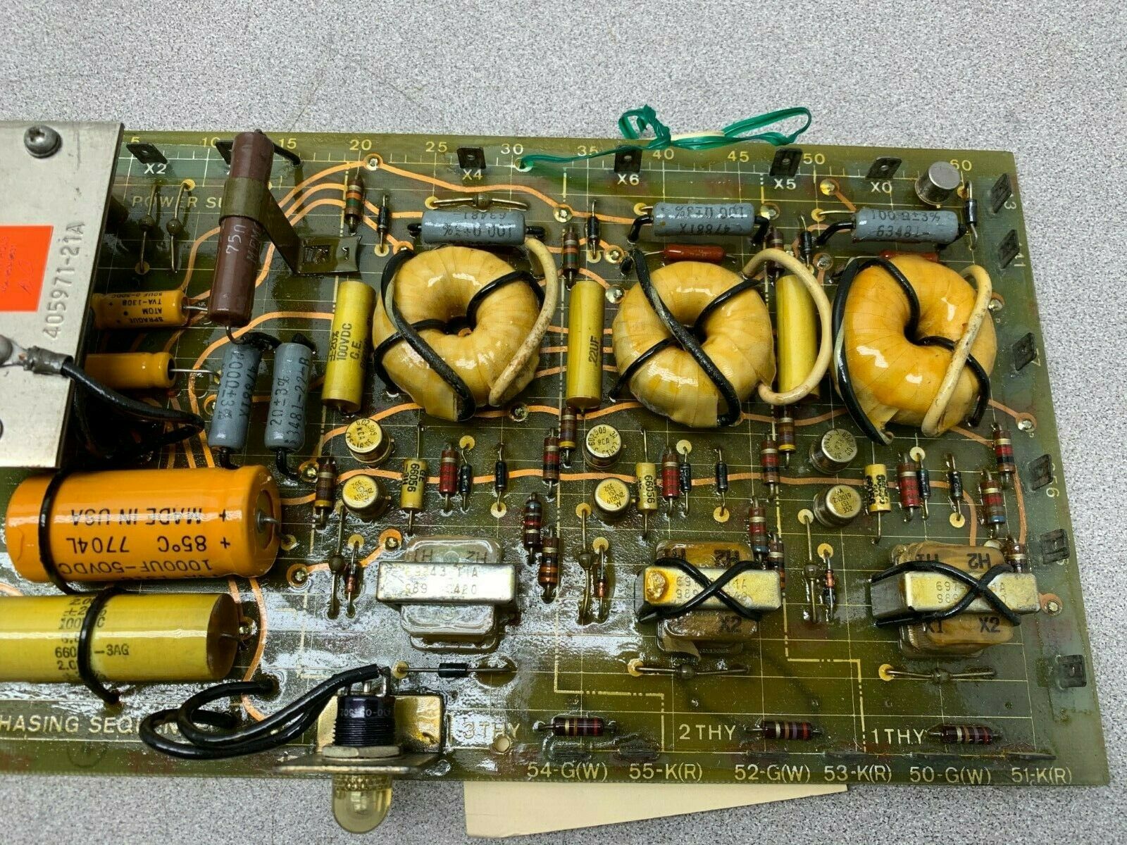 NEW RELIANCE ELECTRIC 0-51444 Phasing Sequence Circuit PC Driver Board 82746-27A