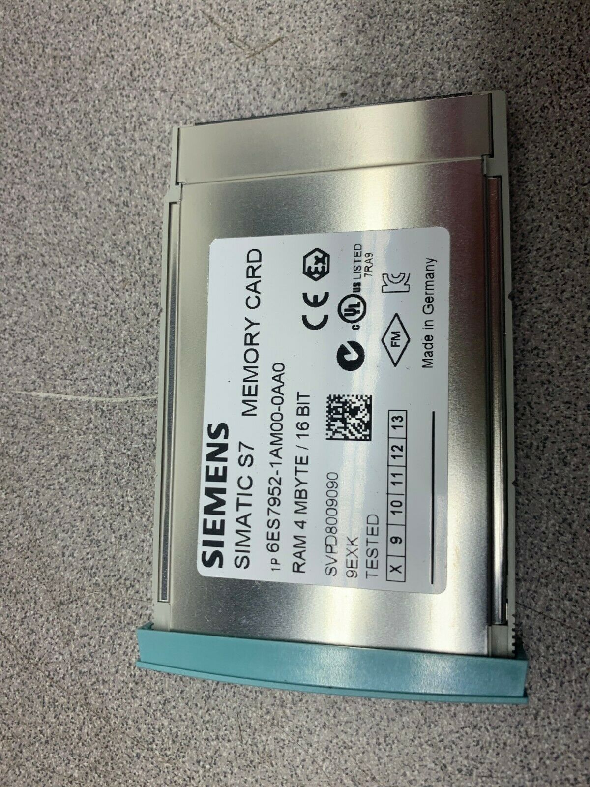 NEW IN BOX SIEMENS MEMORY CARD 6ES79521AM000A0