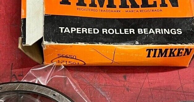 NEW IN BOX TIMKEN BEARING AND RACE 56650 56425