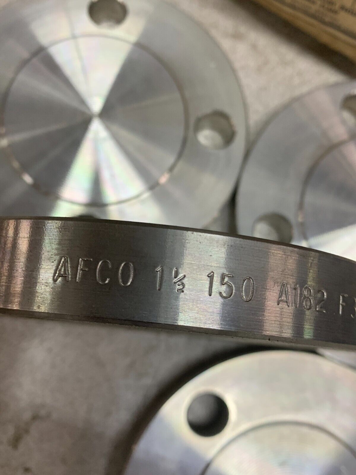 LOT OF 4 NEW AFCO 20513 HJ133 1-1/2" 150 BLD FLANGES A182 F304LHJ133