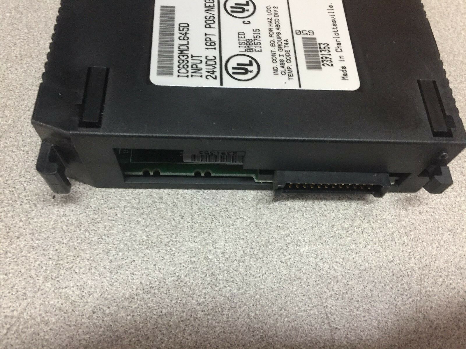 USED GE FANUC 24 VDC 16 PT INPUT CARDS IC693MDL645D