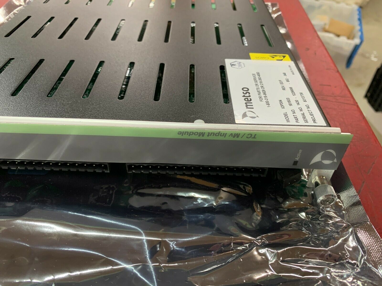 NEW NO BOX METSO PLC TC/ MV INPUT MODULE IOP304