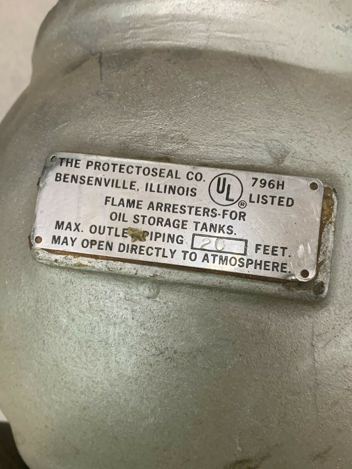 NEW NO BOX PROTECTOSEAL 3" VALVE 4953F