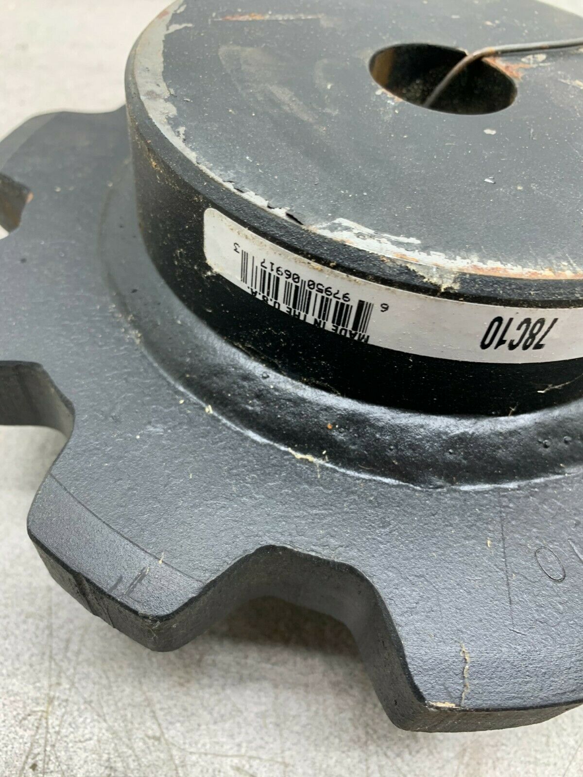 NEW NO BOX MARTIN 78C10 SPROCKET 10TEETH 1.25INCH BORE 1-3/4INCH KW