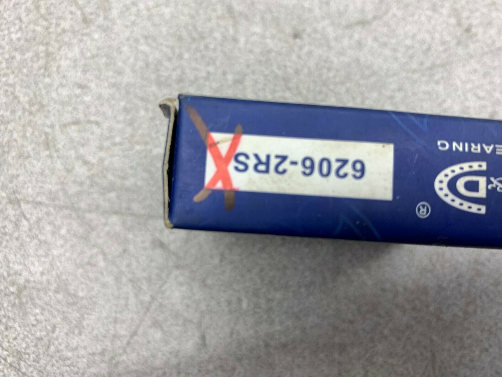 NEW IN BOX F&D BEARING 6206-2RS