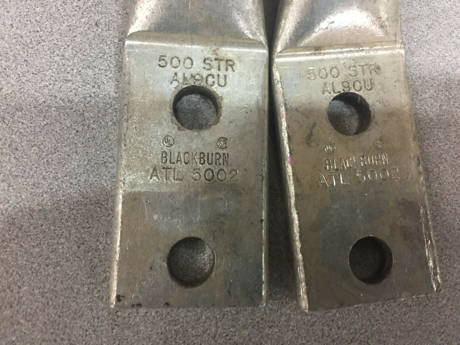 NEW NO BOX LOT OF 2 BLACKBURN LUGS 500STR ATL5002