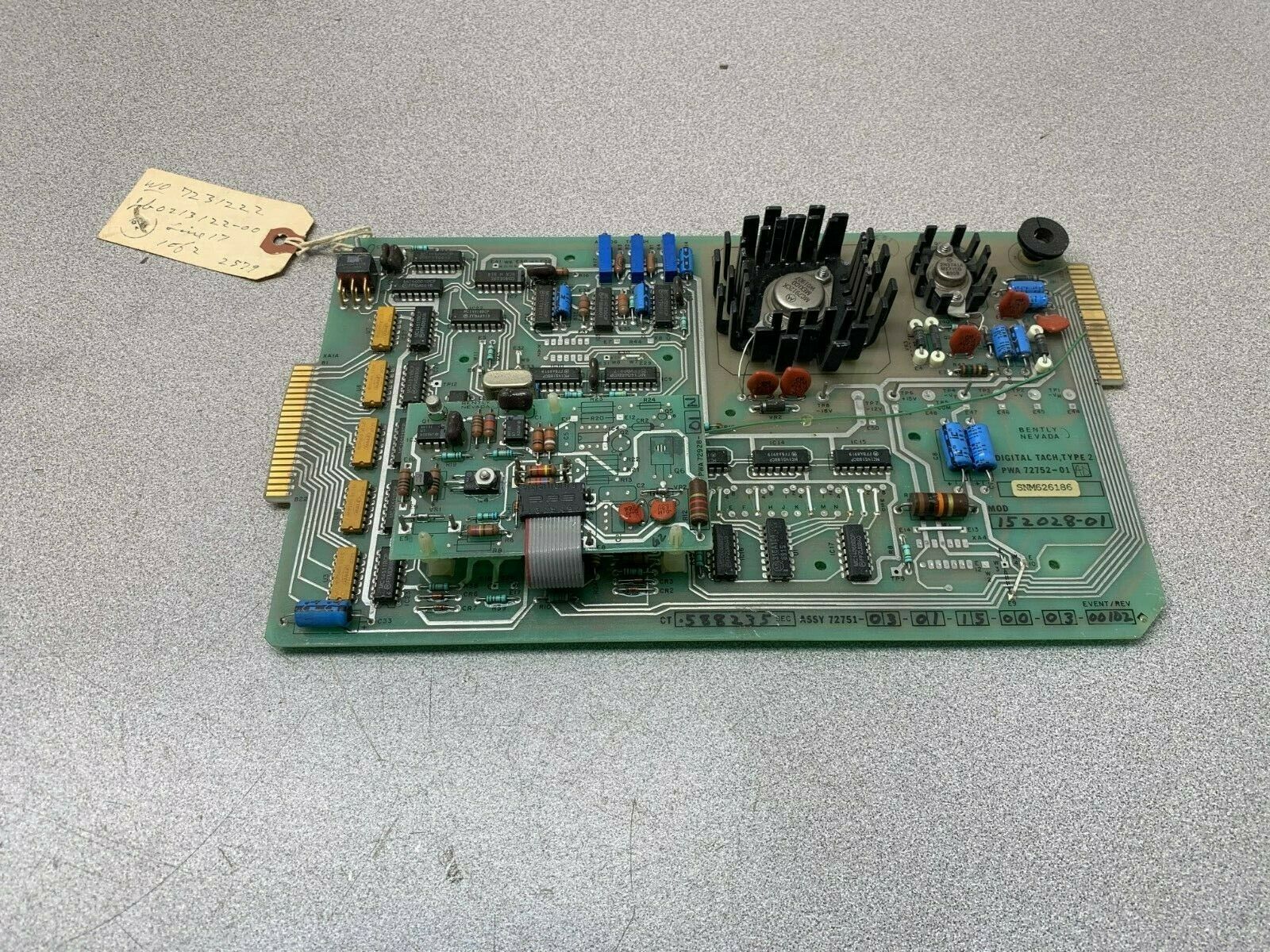 NEW NO BOX BENTLY NEVADA PWA 72752-01 DIGITAL TACH 72751-03-01-15-00-03-00102