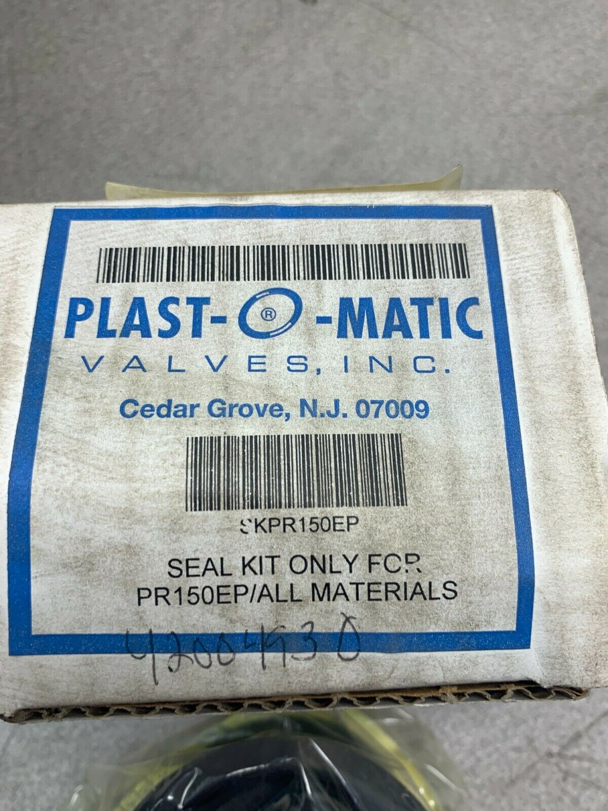 NEW IN BOX PLAST-O-MATIC SEAL KIT SKRP150EP