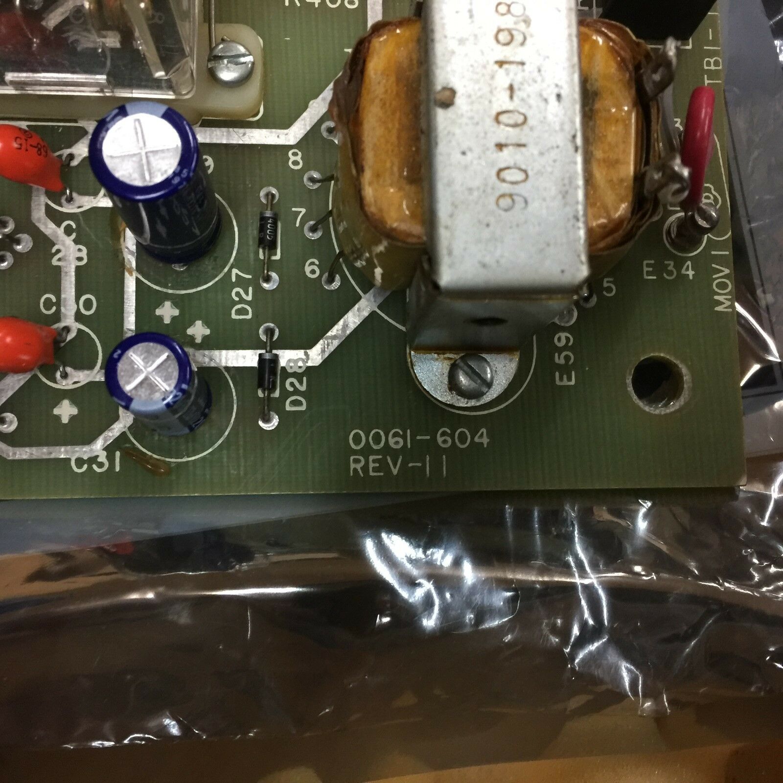 USED REBUILT WESTINGHOUSE B STARTER BOARD 0061-604 / 9032-236H/0061