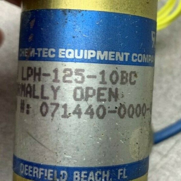 NEW NO BOX CHEM-TECH FLOW MONITOR LPH-125-10BC