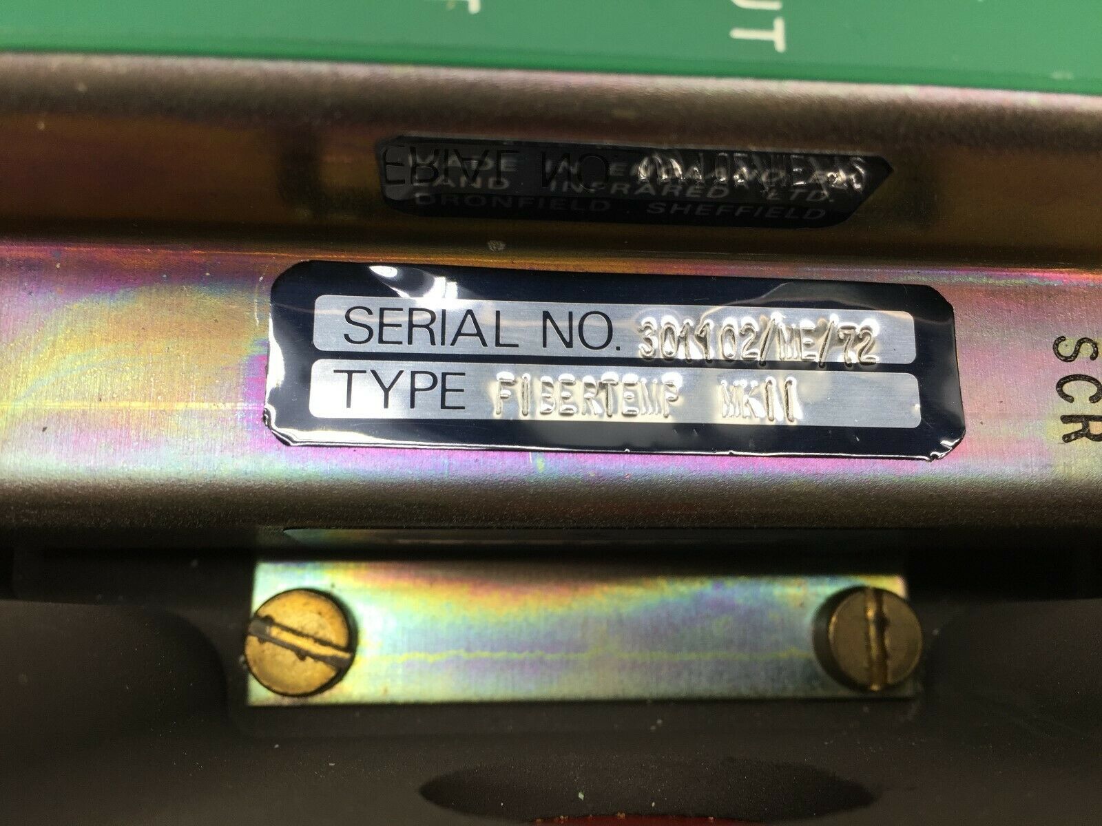 NEW NO BOX WTA LAND FIBERTEMP INFRARED THERMOMETER FIBERTEMP MKII